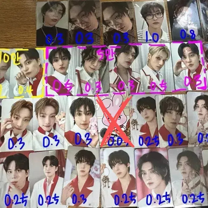 에이티즈 마이티즈 애니티즈 특전 인유판 리미티드 5 10 포카 양도