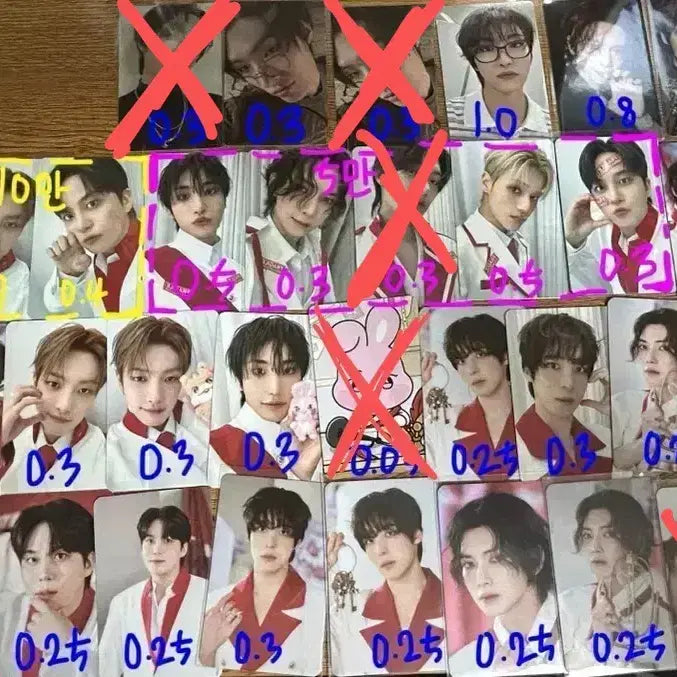 에이티즈 마이티즈 애니티즈 특전 인유판 리미티드 5 10 포카 양도