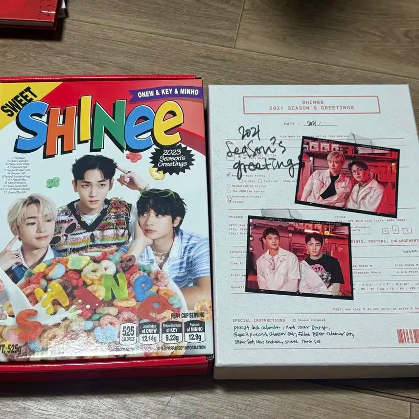 샤이니 시즌그린팅 시그 일괄