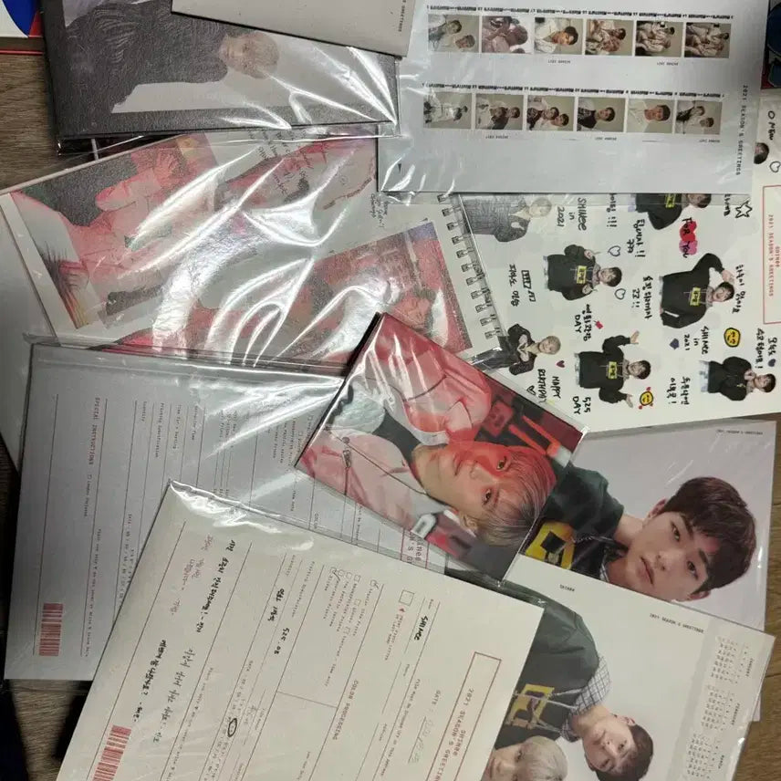 샤이니 시즌그린팅 시그 일괄