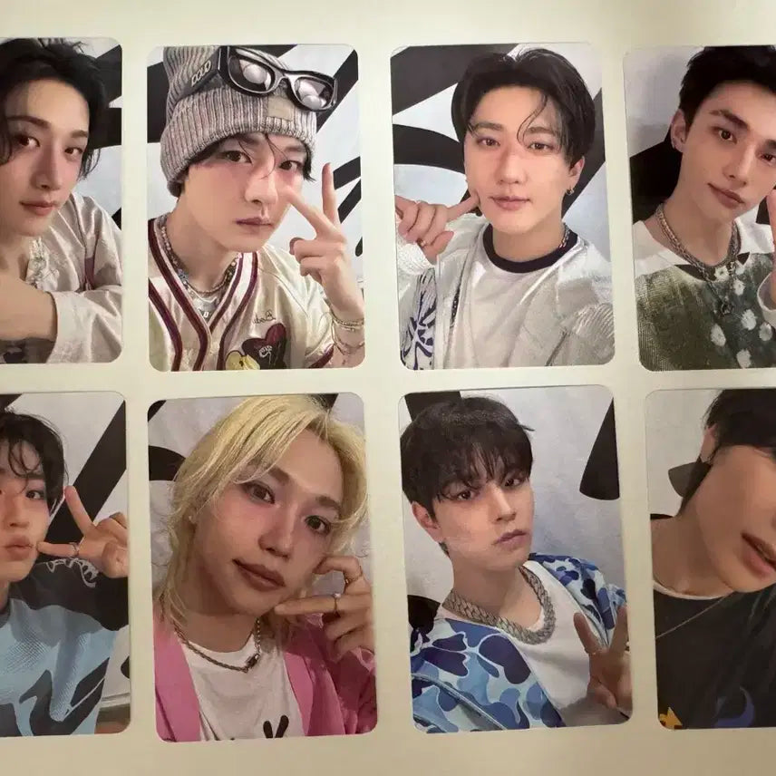 스키즈 앙콘 스테이존 막콘 2일차 포카 일괄 OT8