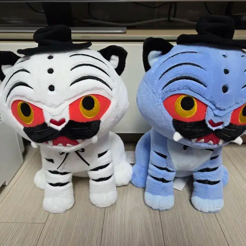 케이팝 데몬 헌터스 더피 인형 세트 청호랑, 백호랑 27cm