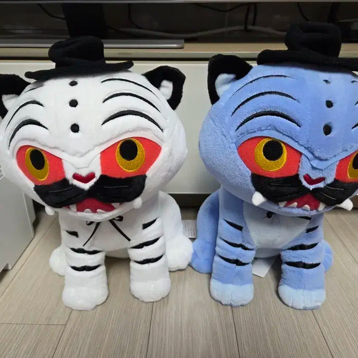 케이팝 데몬 헌터스 더피 인형 세트 청호랑, 백호랑 27cm