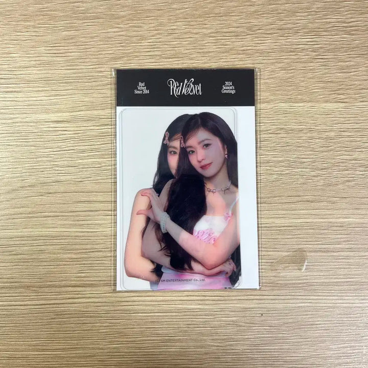 2024 시즌그리팅 시그 레드벨벳 아이린 클리어 포토카드 미개봉 새상품