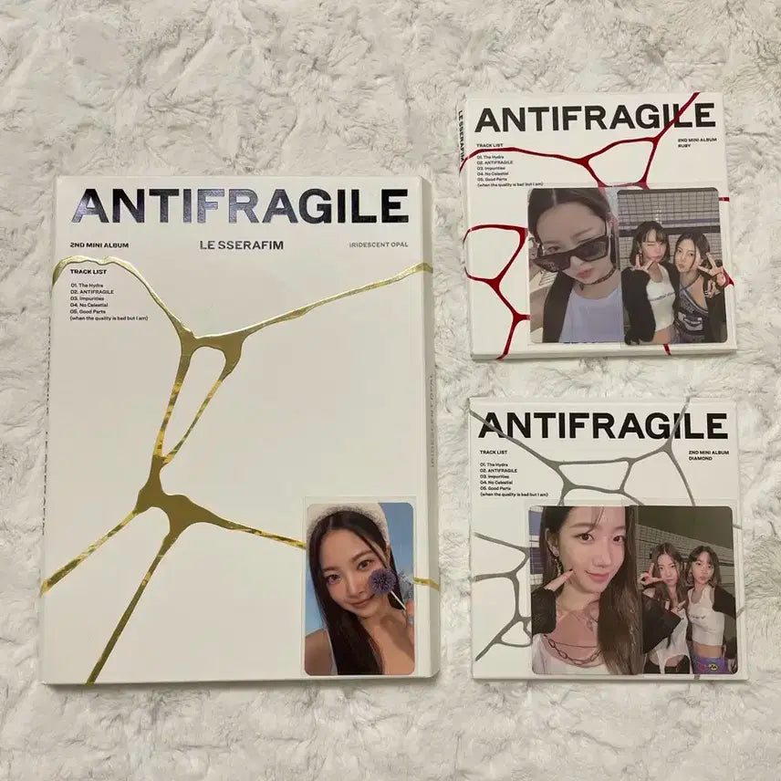 르세라핌 antifragile 안티프래자일 포카 앨범 모음 일괄급처 판매