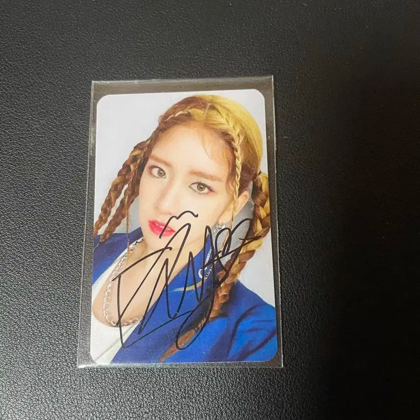 우주소녀 엑시 싸인 포카