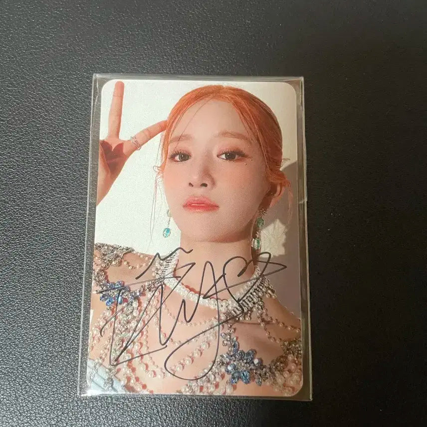 우주소녀 엑시 싸인 포카