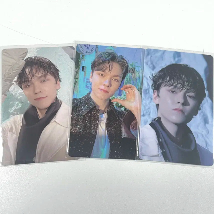 세븐틴 버논 섹터17 달링 위버스버전 앨범 포카 포토카드 3장 세트