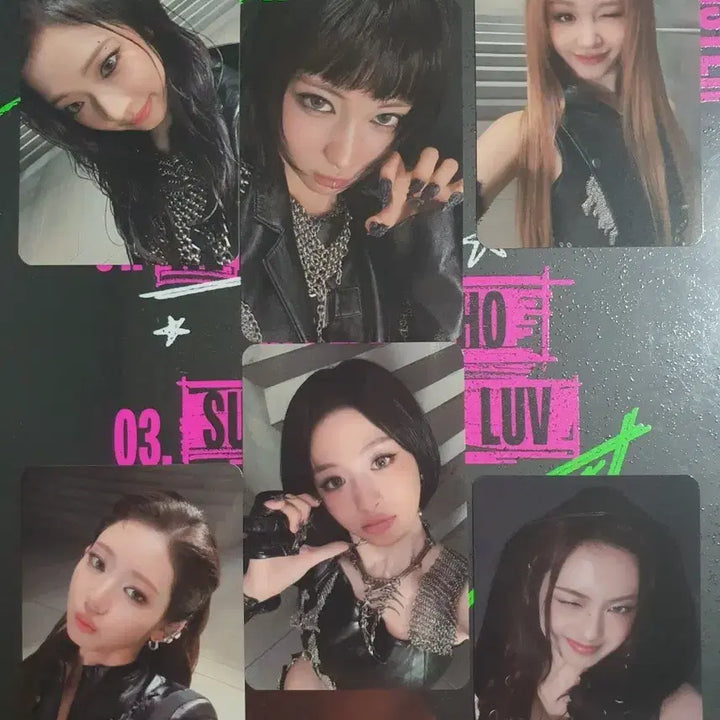 베이비몬스터 강남 팝업 셀피 포토카드 A 6종세트