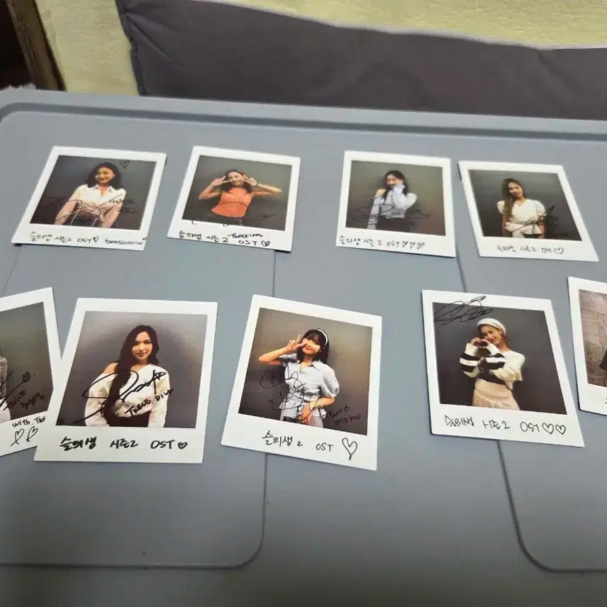 트와이스 슬의생 시즌2 OST 폴라로이드 사진