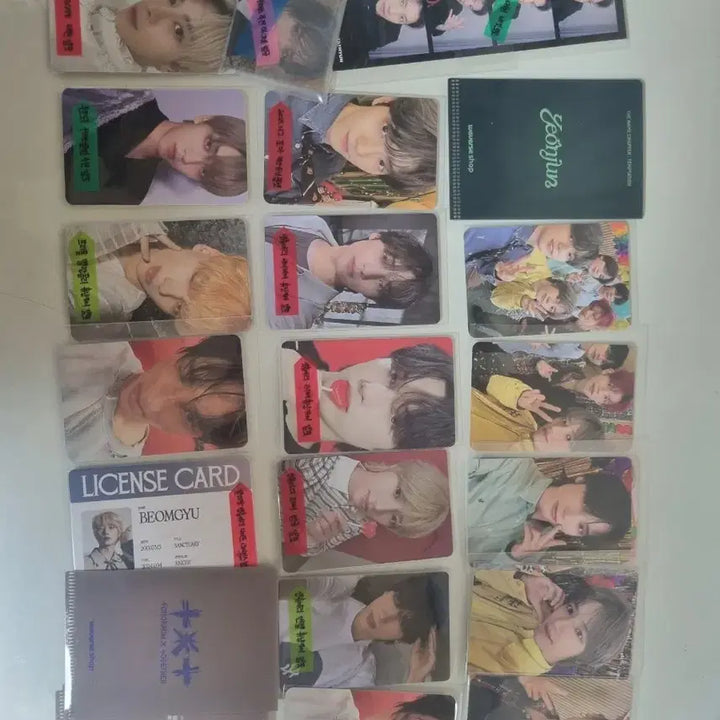 사진더 많음)) 투바투 포카 특전 앨범구성품 뽀송밤 뿔바투띠부씰 총괄판매