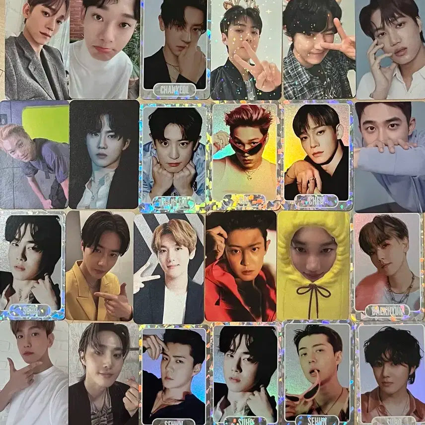 EXO 멤버 포토카드 일괄