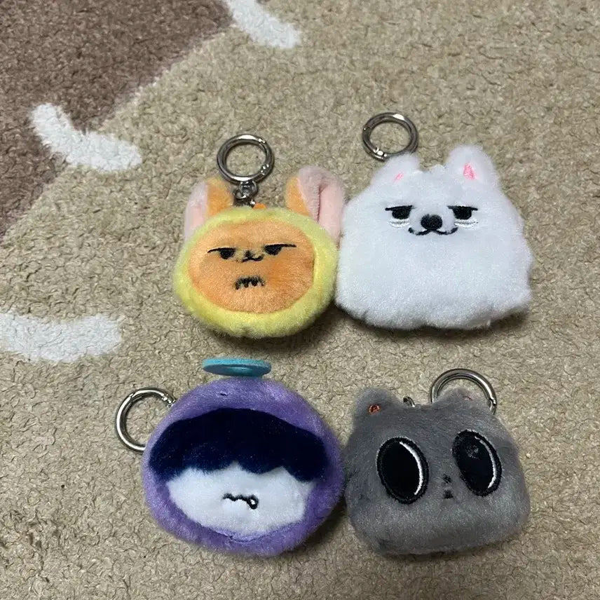 뿔바투 페이스 키링 일괄