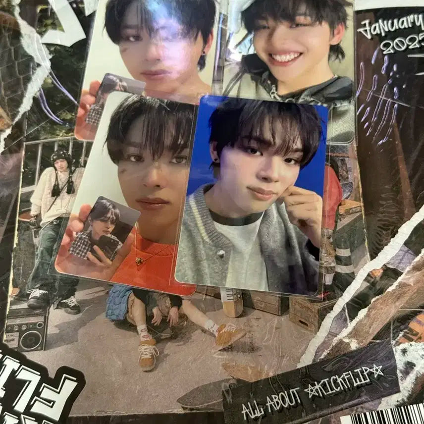 킥플립 Flip it Kick it 데뷔앨범 미개봉 아마루포카4장