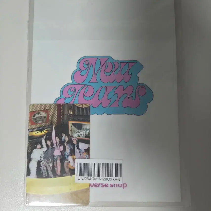 뉴진스 겟업 유니버셜 뮤직 재팬 특전 단체버전 포토카드 양도