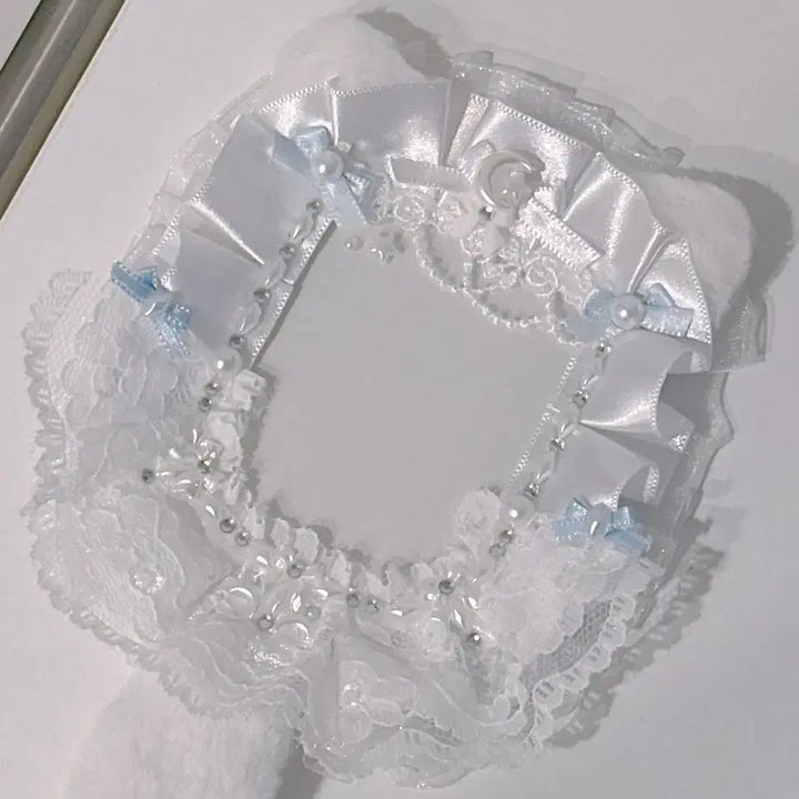 (새상품) 웨딩 고양이 레이스탑꾸 레이스탑로더 포카 포토카드 포카홀더