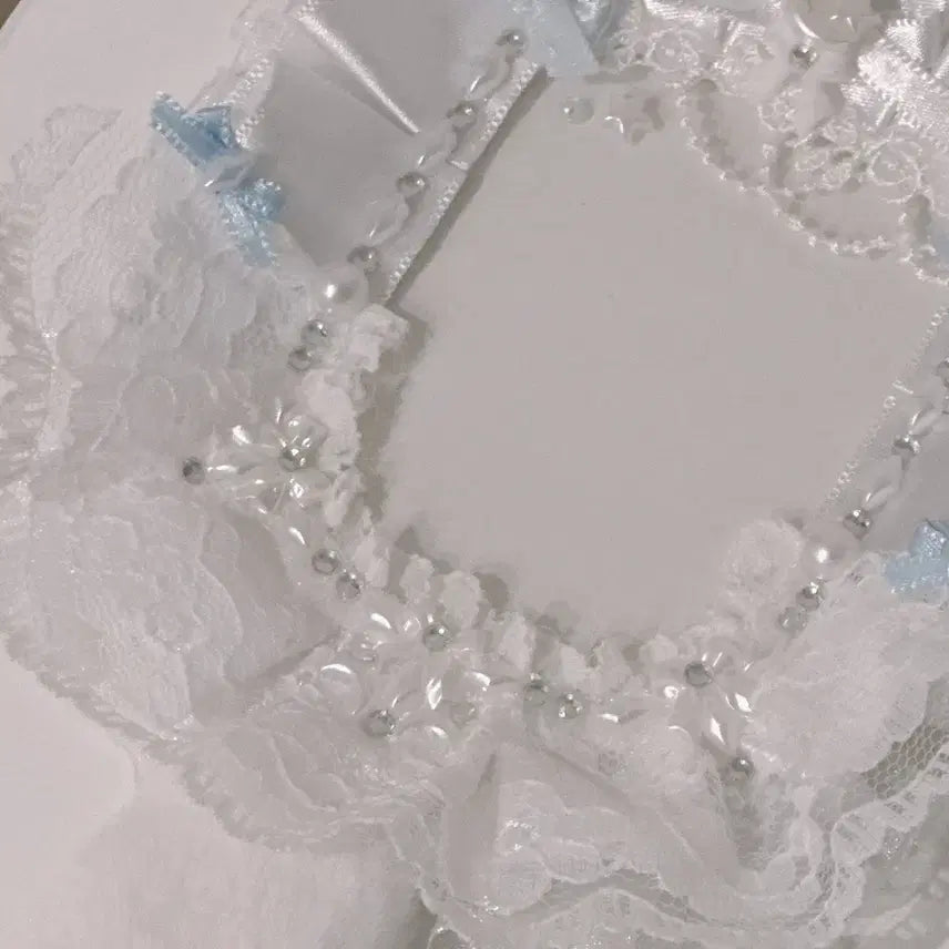 (새상품) 웨딩 고양이 레이스탑꾸 레이스탑로더 포카 포토카드 포카홀더