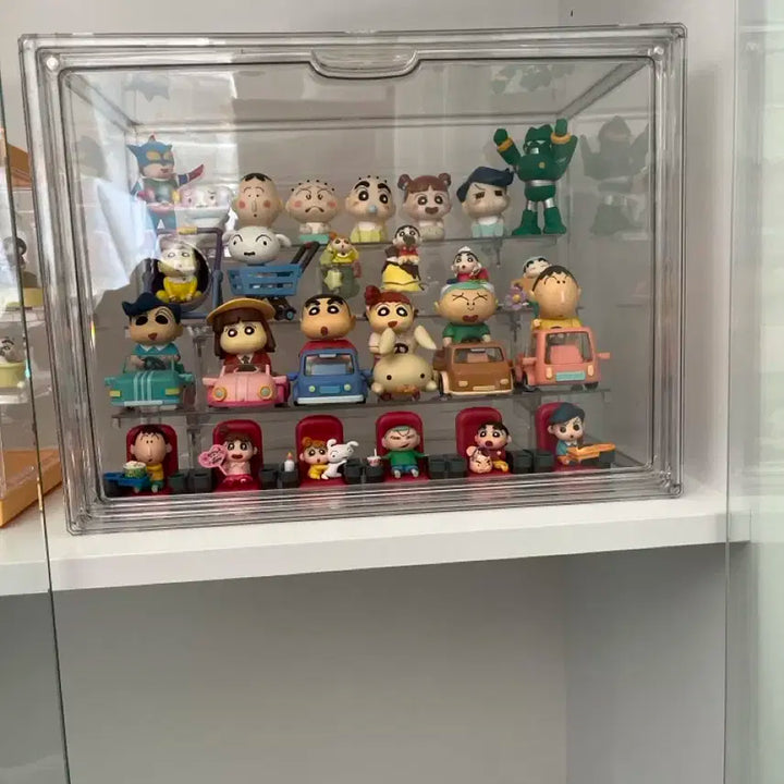 짱구 피규어 세트 장식장포함.