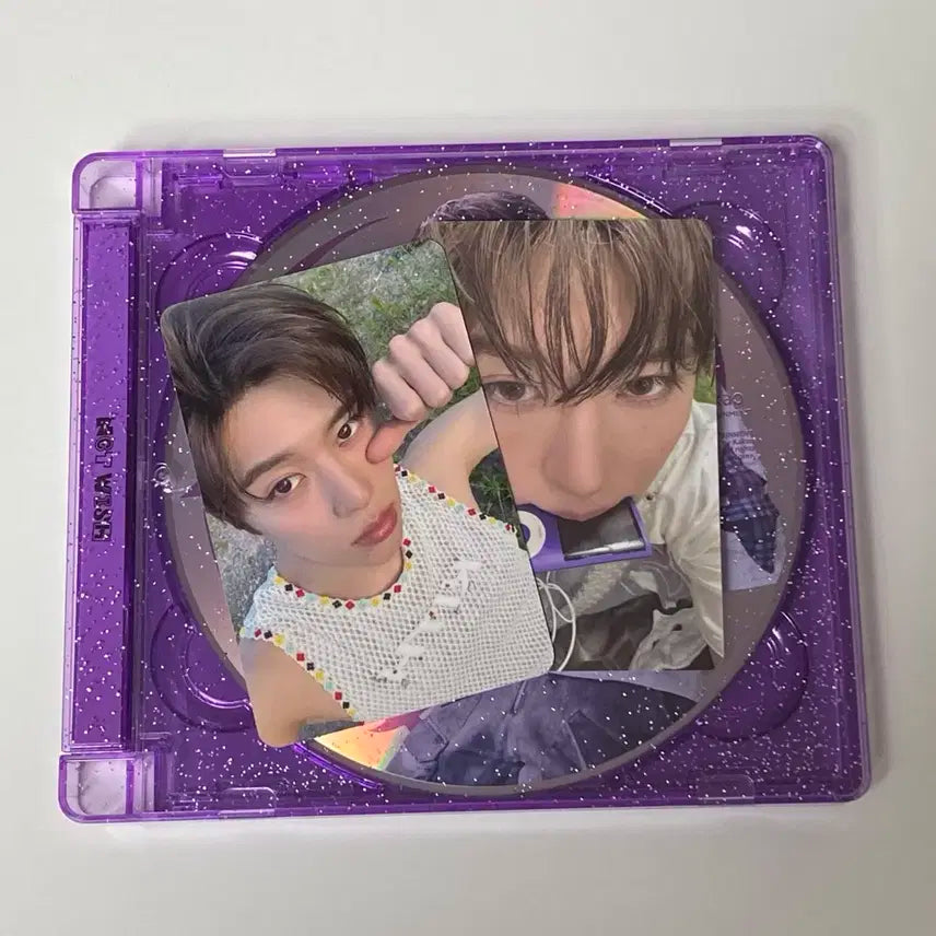 [당일발송] 엔시티 위시 컬러 시온 쥬얼, 애플뮤직 특전 포카