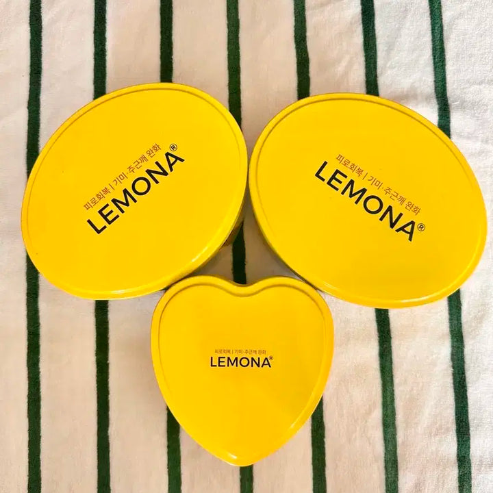 BTS 레모나 틴케이스 일괄