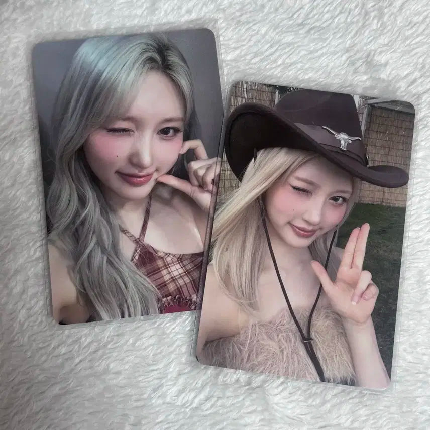 아이브 일본 회장 시크릿 버전 가을 세트 미공포 포토카드 포카