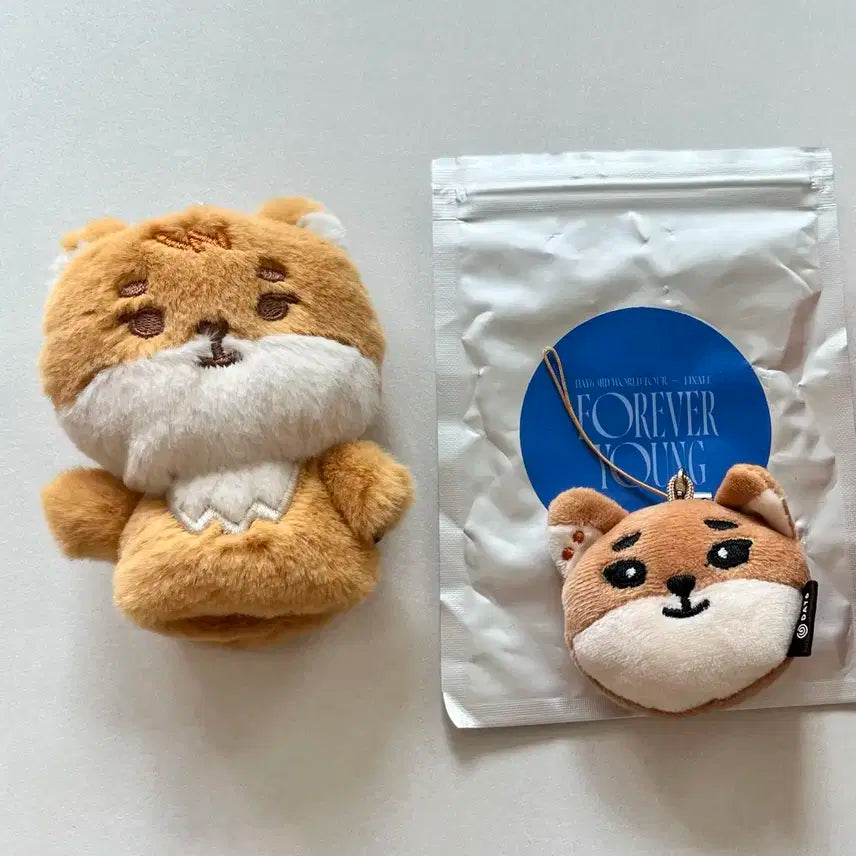 데이식스 데니멀즈 케 손가락인형 + 페이스키링 일괄