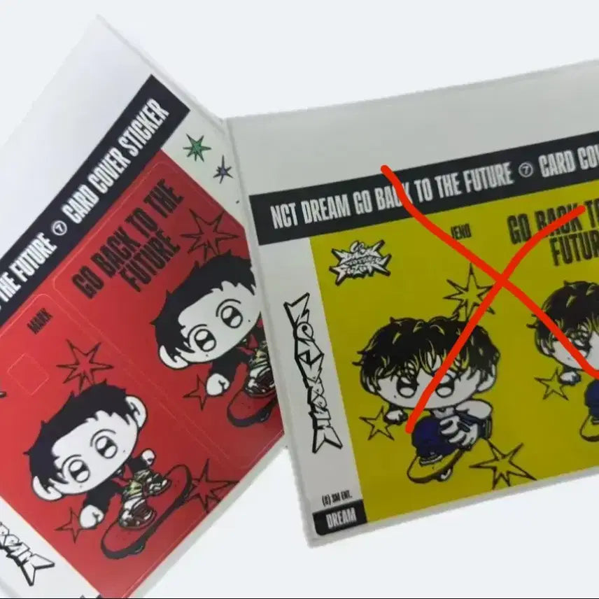 엔시티드림 팝업 카드스티커 (마크)