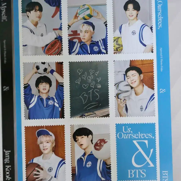 방탄소년단(포토우표6장+포토스티커7장)일괄양도