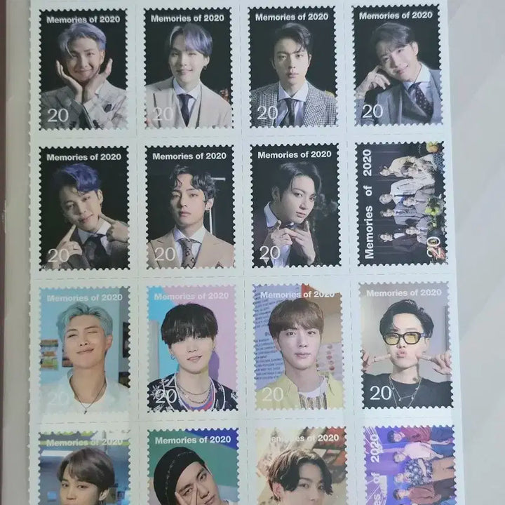 방탄소년단(포토우표6장+포토스티커7장)일괄양도