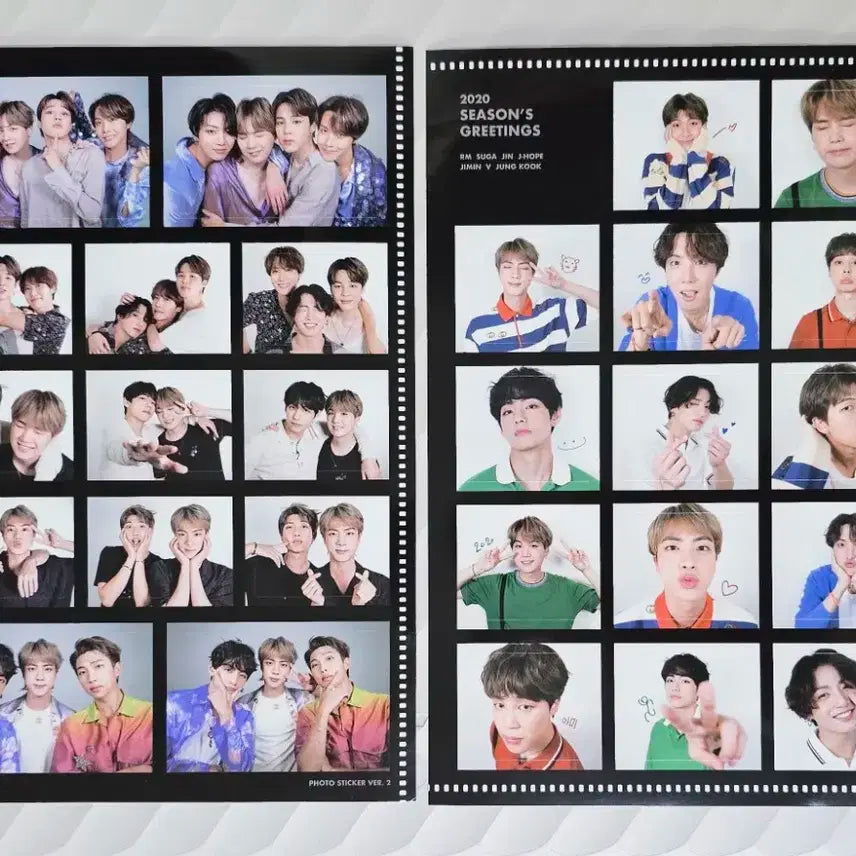방탄소년단(포토우표6장+포토스티커7장)일괄양도