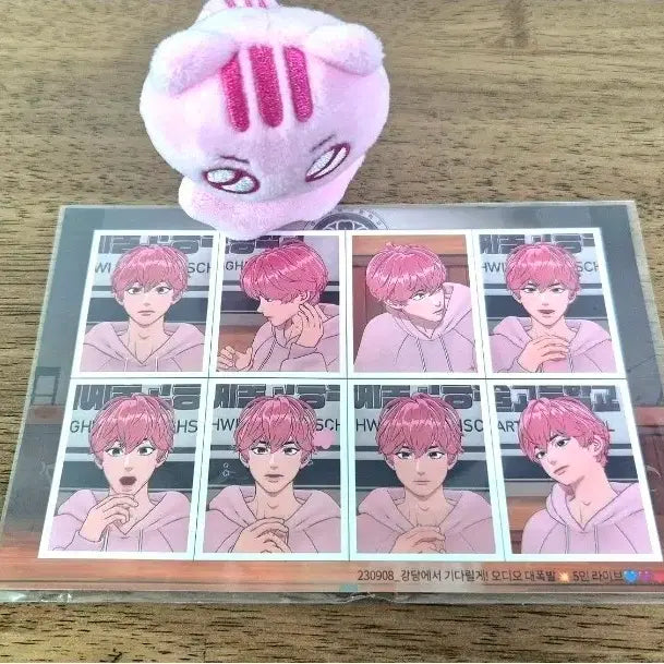 말랑플브 밤람쥐 밤비 플레이브 인형모 키링 포카 plave