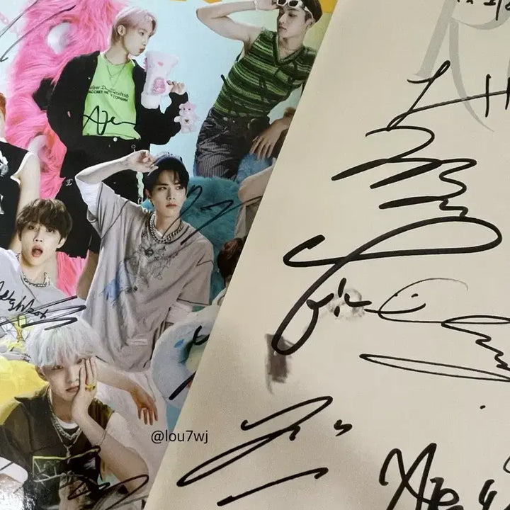 더보이즈 친필사인앨범 양도