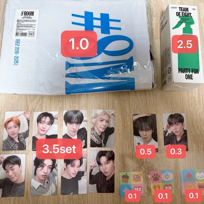 ATEEZ 에이티즈 8ROOM 팝업 엠디 트레카 미션 포카 양도