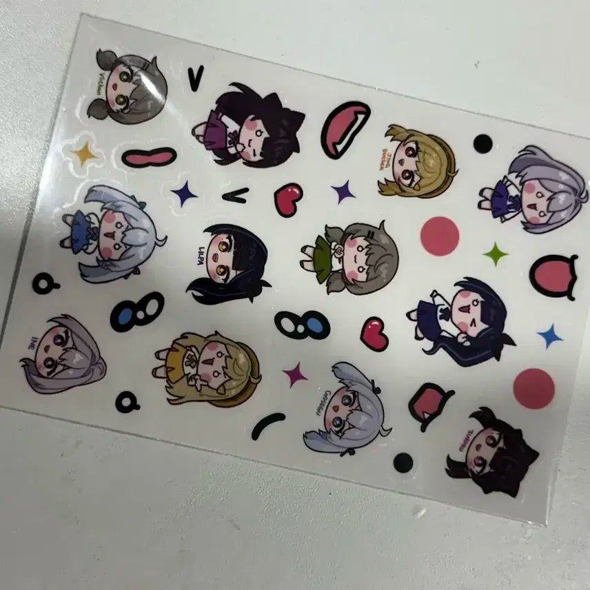 이세계아이돌 응원봉 스티커