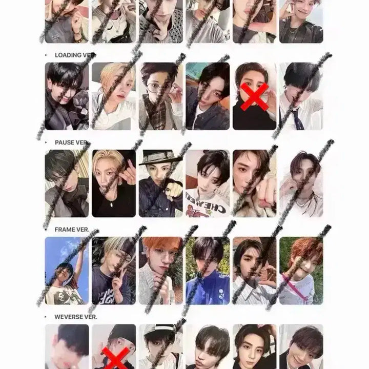 보넥도 디액션 포토카드일반반프레임위버스 특전앨포