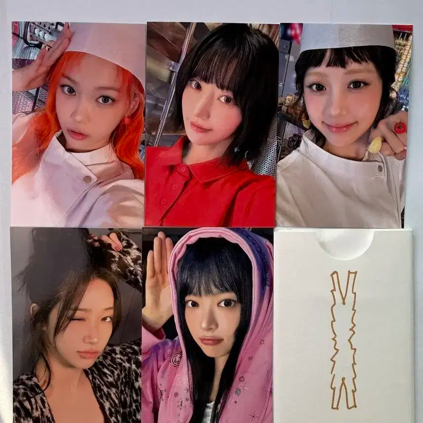 르세라핌 스파게티 공방 포카 세트