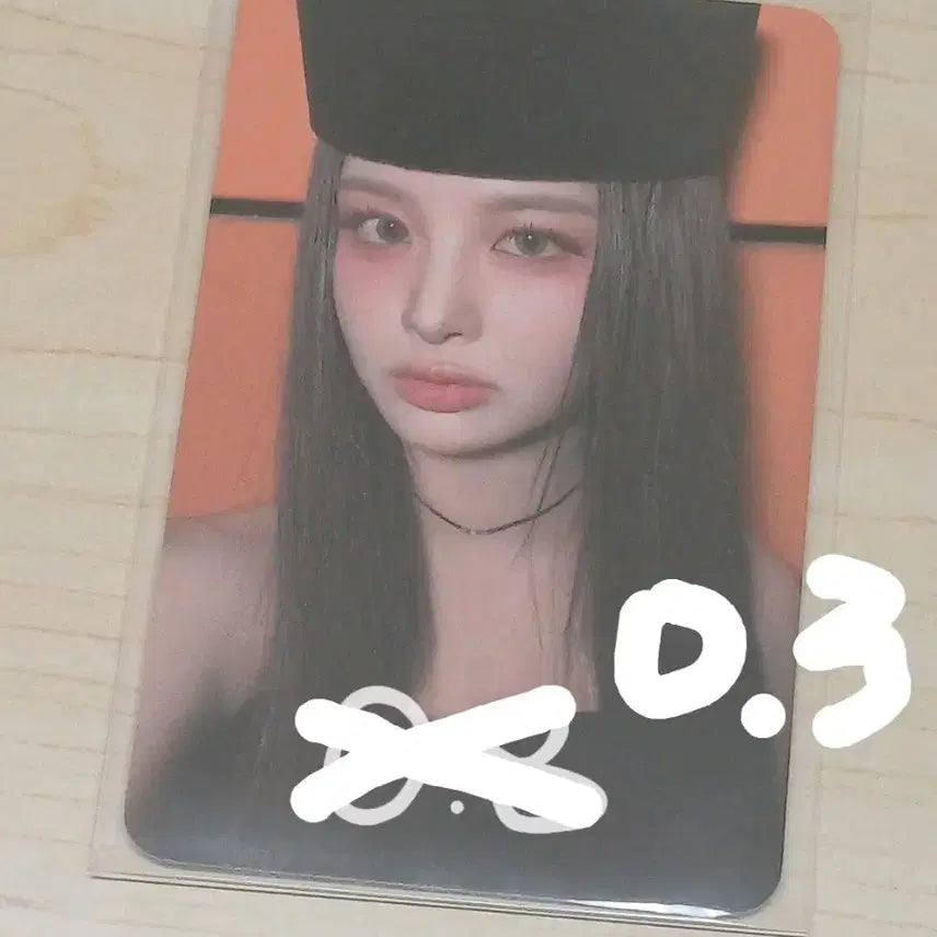엔믹스 설윤 블루 발렌타인 팬즈샵 특전 포카 포토카드