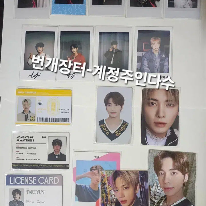 투바투 태현 포토카드 일괄 TXT 태현 포토카드 일괄