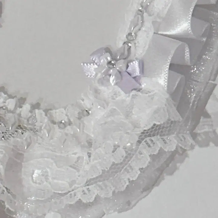 (새상품) 웨딩 고양이 레이스탑꾸 레이스탑로더 포카 포토카드 포카홀더