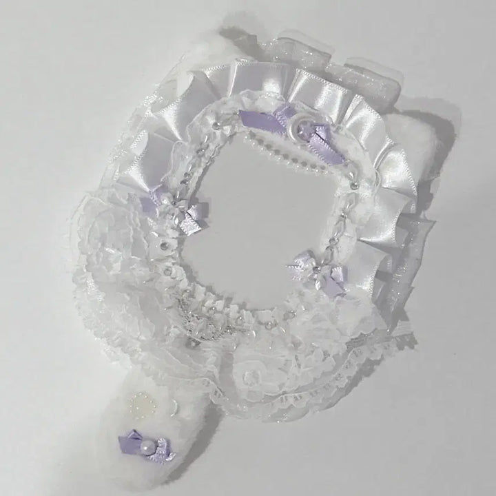 (새상품) 웨딩 고양이 레이스탑꾸 레이스탑로더 포카 포토카드 포카홀더