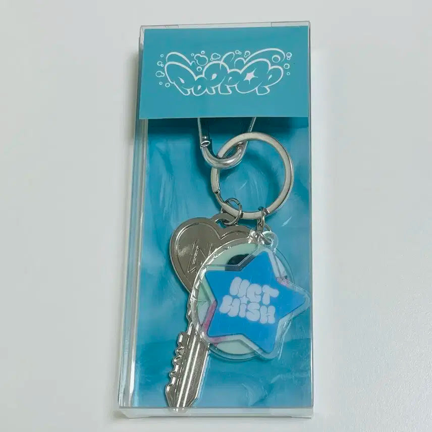 [미개봉] 엔시티 위시 리쿠 팝팝 키링+포카 세트