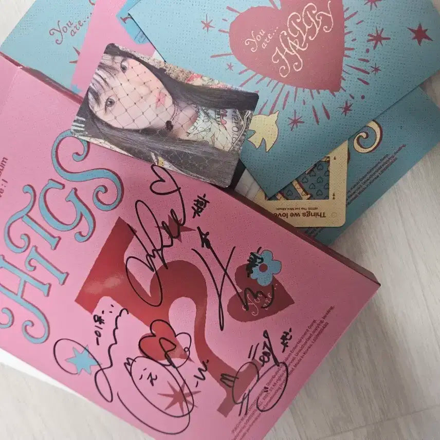 힛지스 HITGS 1집 싸인 포카 비매 앨범