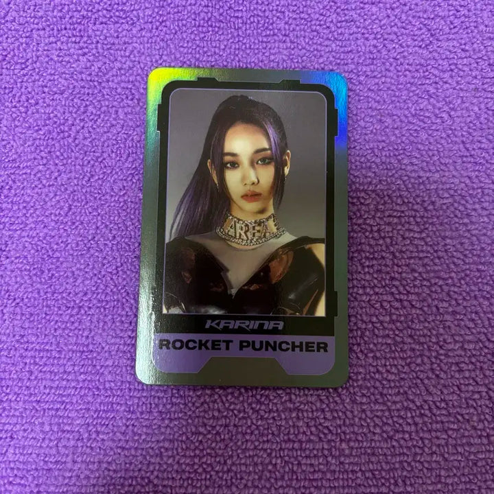 에스파 카리나 걸스 girls 광야 포카 포토카드