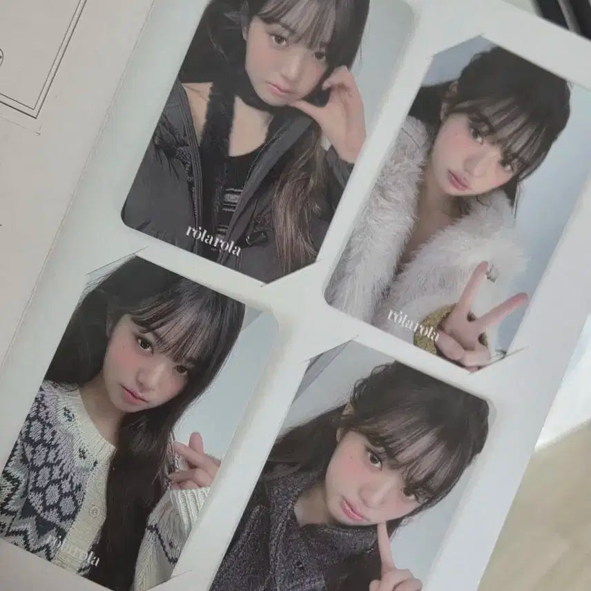 장원영 로라로라 포카세트 양도 아이브 한정판 윈터