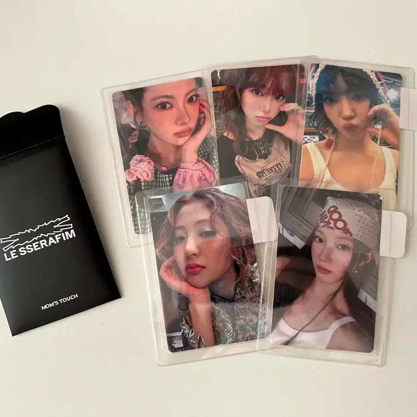 르세라핌 맘스터치 포토카드 미개봉 일괄