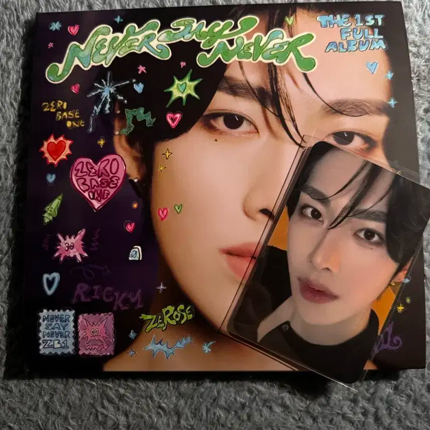 제로베이스원 Never Say Never 앨범 +얼빡 리키 포카