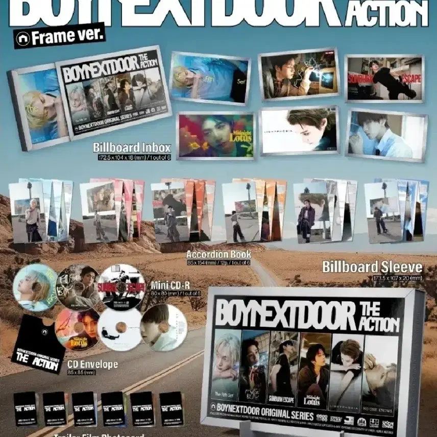 보넥도 디액션 더액션 프레임 버전 앨범 미개봉