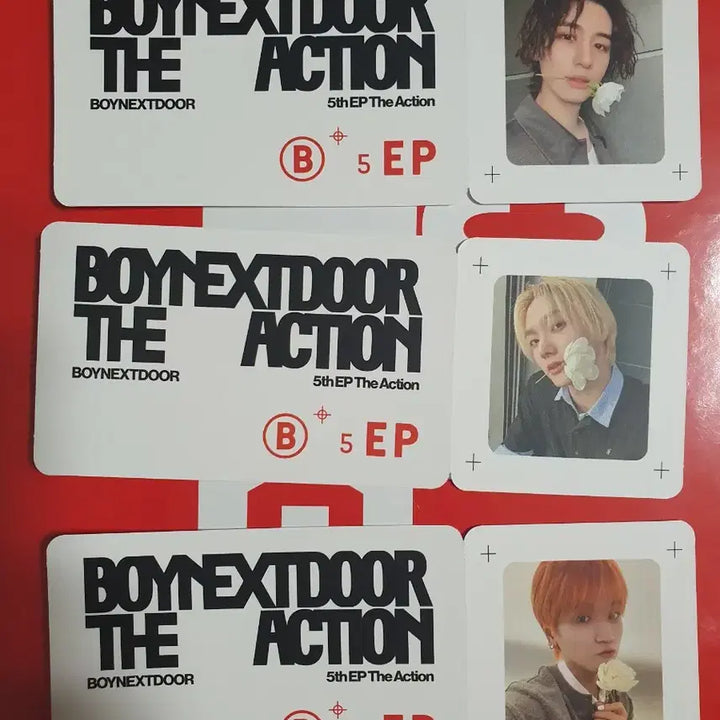 보이넥스트도어 미개봉앨범 3종 포토티켓 3종 필름 마운트 키링