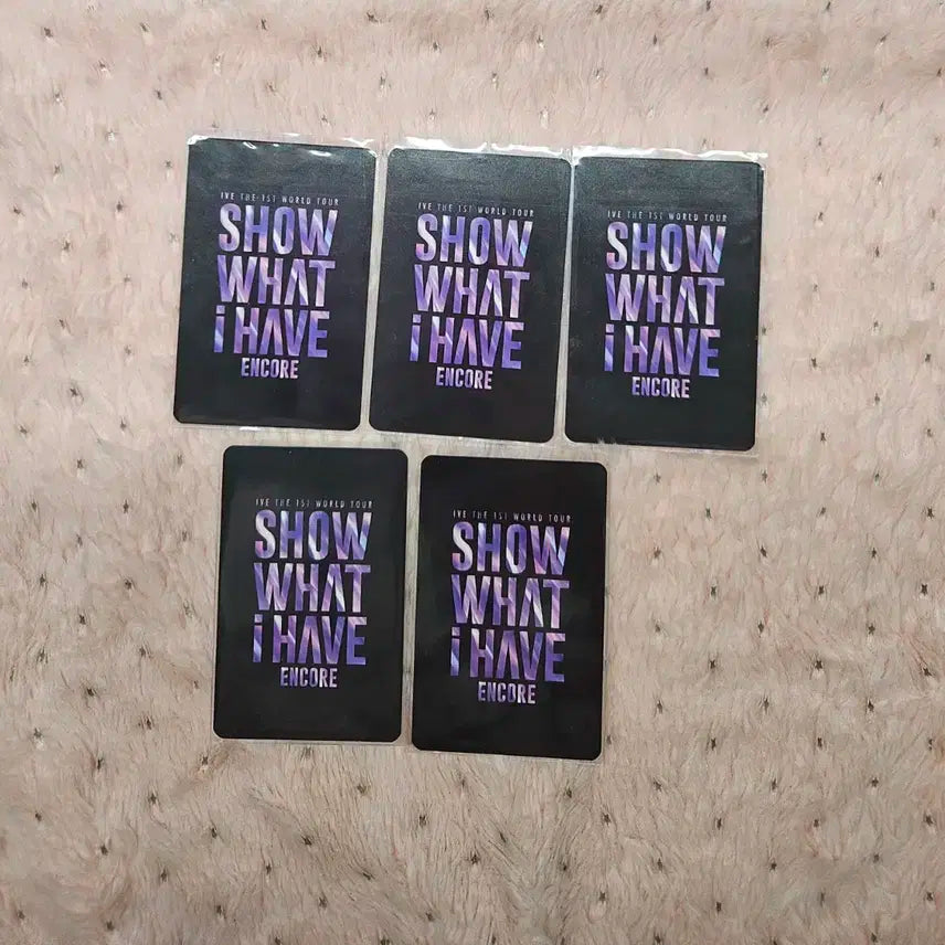 아이브 월드투어 포토카드팩 일괄 판매