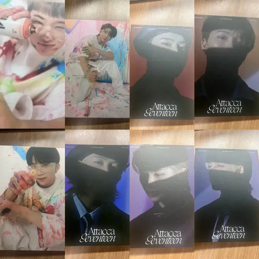 세븐틴 아타카 face the sun 미니앨범 캐럿반
